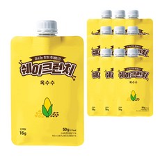 마인드잇 마시는 한끼 후레이크 쉐이크런치 식사대용 간편식 다이어트 단백질 쉐이크 옥수수, (50g 5개입) x 2파우치(10개)