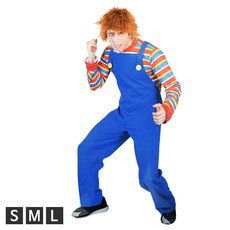 PARTYPANG 할로윈파티 성인의상 남자코스튬 AM40_파티코스튬 [처키] S