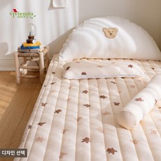 [비비엔다] 모달 미끄럼방지패드 (슈퍼싱글SS), 02.브라우니베어, 1개