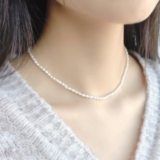 명품진주목걸이