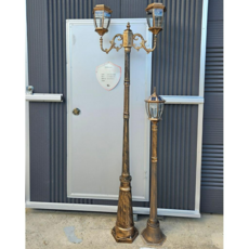 태양광 엔틱육각가로등 정원등 태양광가로등, 1.4m1등