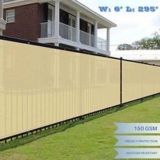 NMT EK Sunrise 6 'x 295'Beige Fence Privacy Screen Commercial O [1- 6' x 295'] - P05430773VB9V62, 1- 6' x 295'