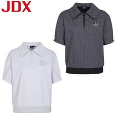 JDX 제이디엑스 24년 봄 상품 세일!! 여성 하트 루즈핏 반팔 아노락 X2TSVQ5547 - jdx여성골프웨어