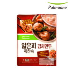 풀무원 얇은피 꽉찬속 김치만두 320g 2봉, 2개