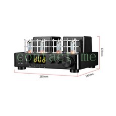 HIFI 발열 등급 블루투스 하이 앰프 6F2 튜브 출력 전력 100W + 주파수 응답 20Hz-20KHz, 1개