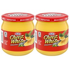 Kraft Cheez Whiz Dip 크래프트 치즈위즈 오리지널 치즈 디핑 소스 15oz 425g 2병