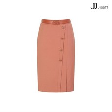 JJ지고트 버튼 장식 절개 디테일 스커트 GKAA0SK13
