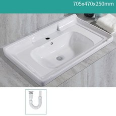 카운터세면대 언더 손세정대 코너 수입 작은 미니 분지 욕실 싱크 그릇, 모델 D