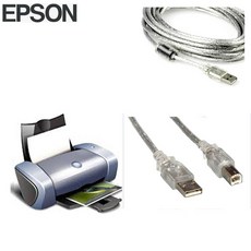 엡손 Epson EcoTank Pro 팩스 복합기 L6490 호환 USB 프린터케이블