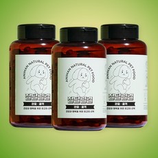 [파인펫]강아지 관절 슬개골 건강 종합 영양제 수제 간식 쿠키 250g, 3개