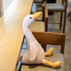 오리 인형 거위 인형 오리봉제인형 32cm 45cm, 분홍색, 약 45센티cm