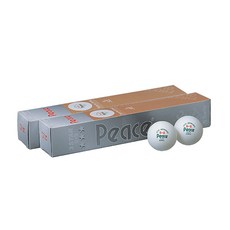 피스 탁구공 1타 12개 3성 2성 S-S시합구, 1팩, 3성 s-s 6개 화이트