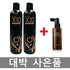 [멸치쇼핑]씨놀 X10 샴푸 300ml 2통 + 헤어에센스70ml, 상세페이지 참조