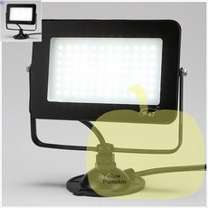 YP 옥외투광기 주광 사각LED투광기 블랙슬림 A 30W 노출
