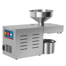 기름짜는기계 오일 추출 가정용 소형 스테인리스 스틸 프레스, 110V, JP, 11.110V JP