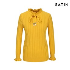샤틴 골지디자인 프릴넥 니트 O203T914-65