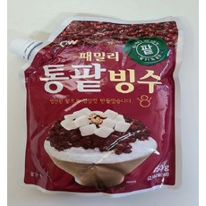 청우식품 패밀리 통팥빙수, 750g, 5개