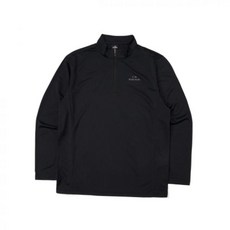 매장정품 아이더 EIDER POP 솔리드 긴팔 짚업 티셔츠_Black DMP24281Z1 148025