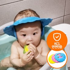 조선상인 KC인증 실리콘 아기 유아 성인 헤어 샴푸 샤워 캡 귀마개, 핑크, 1개
