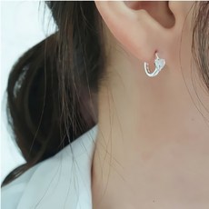 골든듀하트귀걸이