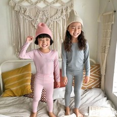 쁘망 꽁꼬떼 바디웜 히트텍실내복 히트넥내의 아동내의 유아실내복 홈웨어 남매룩 자매룩 형제룩