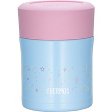 Thermos 써모스 진공 단열 수프저 300ml 블루 플라워 JBJ-303G B-FL, 1개, 상품명참조