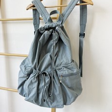 위어셀 바스락 나일론 복조리 스트링 빅사이즈 백팩 가방