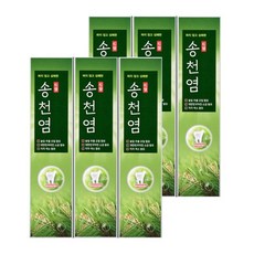 [아모레퍼시픽] 소금잇몸 송천염 치약 상쾌한 솔잎향 120gX3개, 2세트, 120g