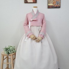  [한복대여] [헤움한복] 아리_분홍__신부 혼주 하객 한복 스몰(44)~빅사이즈(99) 