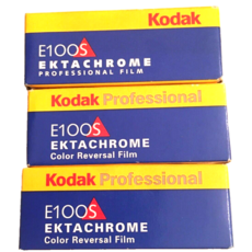Hasselblad 카메라용 Kodak E100S Ektachrome 슬라이드 필름 120롤 3개