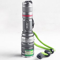 다이빙 탐조등 랜턴 잠수 손전등 수중 전문 조명등 강한 빛 충전식 초 밝다 방수 야외 야간 잠수 낚시 등, q05 손전등 + 1 개의 플랫 헤드 1865