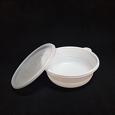 DSK 185 밀폐용기 소 / 1100ml / PP 재질 전자렌지 OK /우동 칼국수 덥밥용기 /150개 300개 세트(뚜껑포함), 150개 세트, 1개, 1개