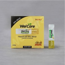웰케어 반려동물 약효보호제 겸용 짜먹는 생유산균 50p, 1개, 유산균