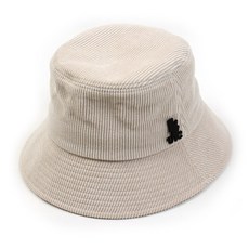 [유니버셜케미스트리] Side Thunder Ivory Corduroy Bucket Hat 버킷햇