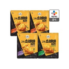 고메 소바바치킨 4봉(순살2+윙1+봉1), 1350g, 1세트