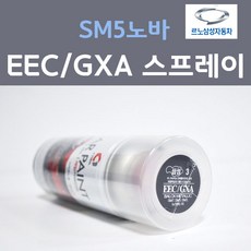 르노삼성 SM5노바 EEC GXA 블랙메탈릭 검정색 3 스프레이 자동차 차량용 카 페인트, 1개, 200ml