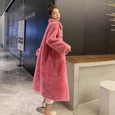 민스토어 여성 양털 코트