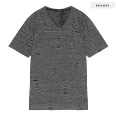 버커루[NC서면] 시원한데 멋스럽기까지 데일리 티셔츠 짱!! 유니 10수 데미지 브이넥 티셔츠 B212Z4045-15 리뷰후기
