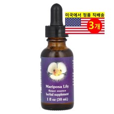 Life Extension 마리포사 릴리 플라워 에센스 Mariposa Lily Flower Essence, 30ml, 3개