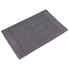 AMENITY TOWEL 經典精梳棉腳踏墊, 65x42 公分，深灰色, 65 x 42cm, 1個
