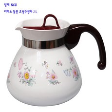 일제코닝주전자-NEG디마노들꽃주전자-1.2L, 1개