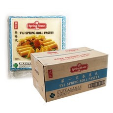 TYJ Spring Roll Pastry Lumpia Wrapper 7.5 inch 1Box (20Pack) 룸피아 라퍼 춘권피 7.5인치 1박스 (20팩)