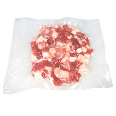 제주 흑돼지 뒷다리살(찌개용) 2kg(2팩), 단품