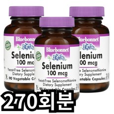 블루보넷 셀레늄 100mcg 브이캡 비건, 1개, 270회분