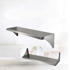 업소용 벽걸이선반 전자레인지 벽찬장 스테인레스 수납, 150cm 35cm 단층 벽걸이, 1개