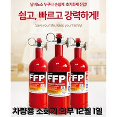 [머니비] 소화기 차량용 가정용 캠핑용 2개 세트, 500g