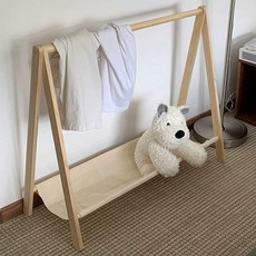초심플옷걸이 수건 의류 보관 접이식 호텔 욕실 타올, S사이즈 너비60CM(접이식)