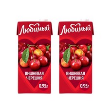 체리주스 류비미/ LYUBIMIY Cherry Juice, 2개, 950ml