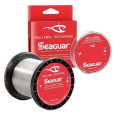 Seaguar 레드 라벨 플루오르카본 914.4m 낚시줄 9.07kg, Clear, 1개