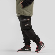 엔쓰리 2223 NNN CAGO JOGGER PANTS BLACK 스노우 보드복 조거 팬츠